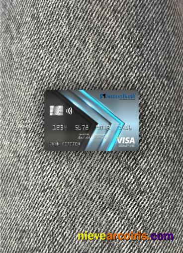 USA Ohio SUTTON bank visa signature card photolook